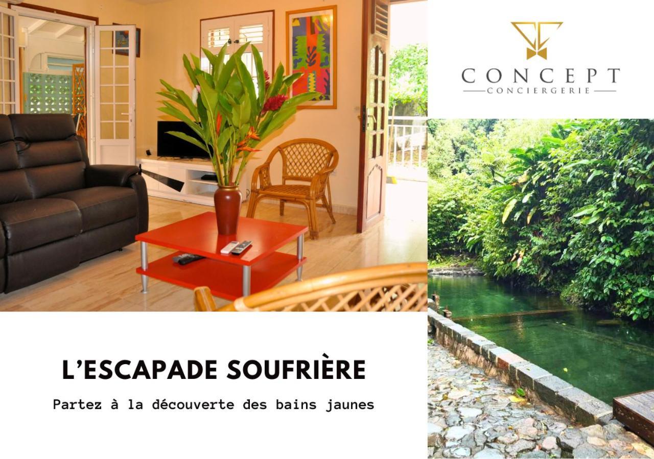 L'Escapade Soufriere Apartment Saint-Claude Exterior foto